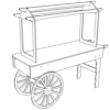 V3XL Candy Cart Sweet Cart Bute Design Candy Cart V3XL ( 200cm height )