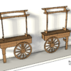 Bute Design V3 SPLIT. Wall Mounted. Candy Cart V3 SPLIT - Wall Mounted
