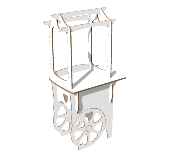 Bute Compact – Wooden Candy Cart for Weddings & Events | Bute Design V1