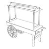 V3XL Candy Cart Sweet Cart Bute Design Candy Cart V3XL ( 200cm height )