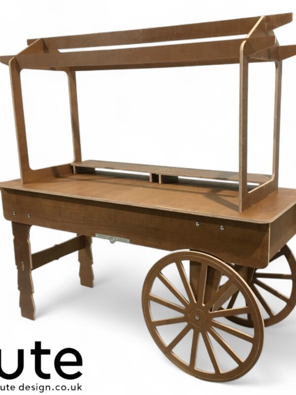 v3xl Bute Design cart varnished dark oak