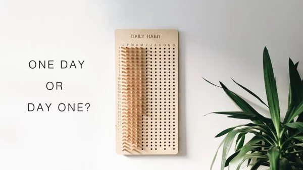DAILY HABIT BOARD BUTE DESIGN Daily Habit Board - Natural Baltic Birch Plywood