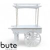 collapsible wedding candy cart uk white plywood