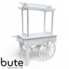 collapsible wedding candy cart uk white plywood