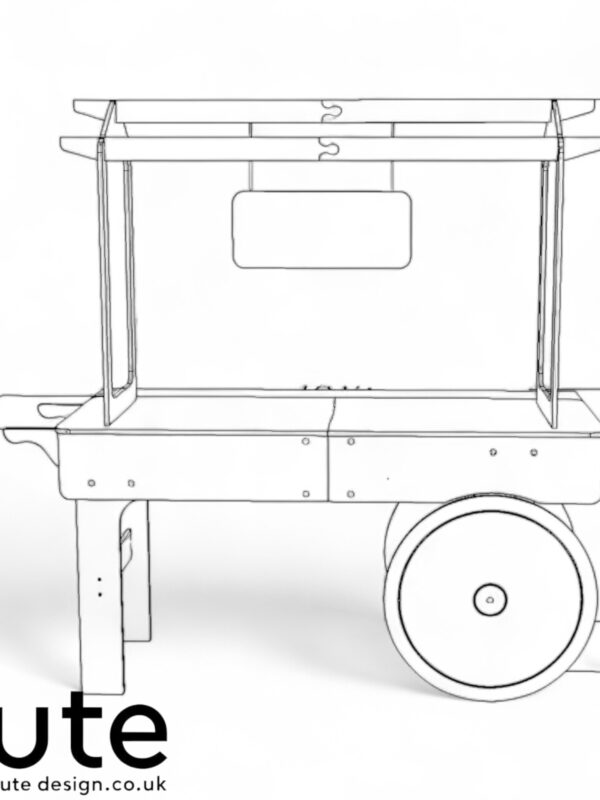 V3XLR candycart Bute Design candy cart with wheels candy cart for sale dessert cart champagne cart flower cart sweet cart food cart Candy Cart V3XL ( 200cm height )