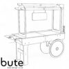 V3XLR candycart Bute Design candy cart with wheels candy cart for sale dessert cart champagne cart flower cart sweet cart food cart Candy Cart V3XL ( 200cm height )