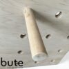 Wooden Pegboard Display Stand UK | Retail Point of Sale Display | Shop Counter Display | Birch Plywood wooden dowels