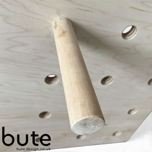 Wooden Pegboard Display Stand UK | Retail Point of Sale Display | Shop Counter Display | Birch Plywood wooden dowels